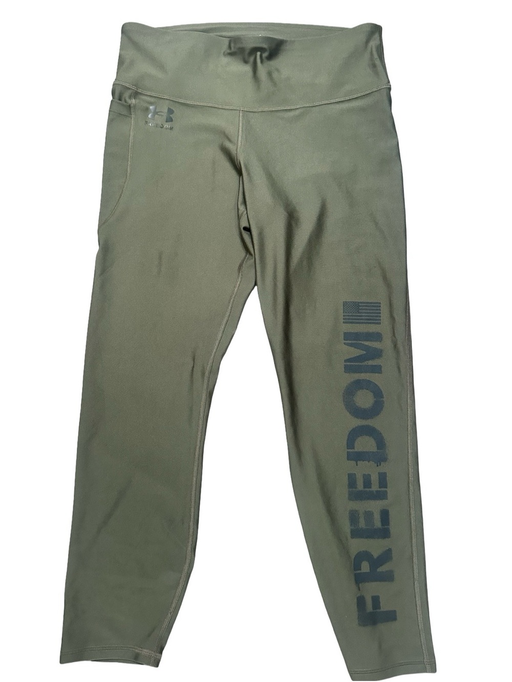 Under Armour Olive Green Freedom Compression Pants